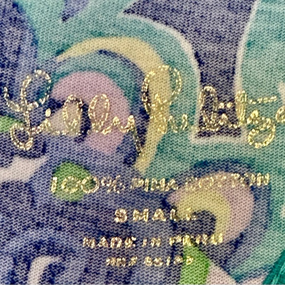 Lilly Pulitzer Vibrant Blue and Green Sleeveless Dress - Picture 2 of 5